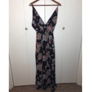 Shear Floral Jumper-Dress